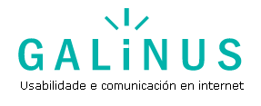 Logotipo de Galinus: Usabilidad y comunicación en internet